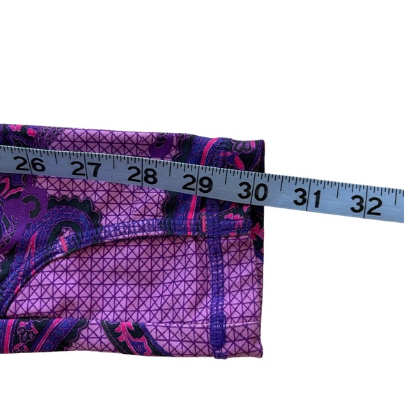 Athleta: Purple and Pink, Paisley, Athletic, long sleeve shirt,thumb hol… - Picture 15 of 16